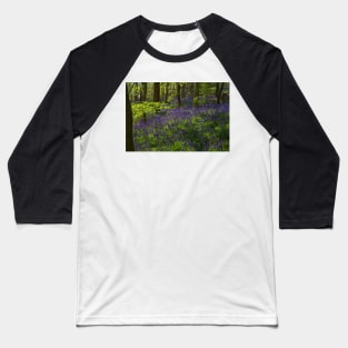 Spring Bluebell Woodlands Baseball T-Shirt